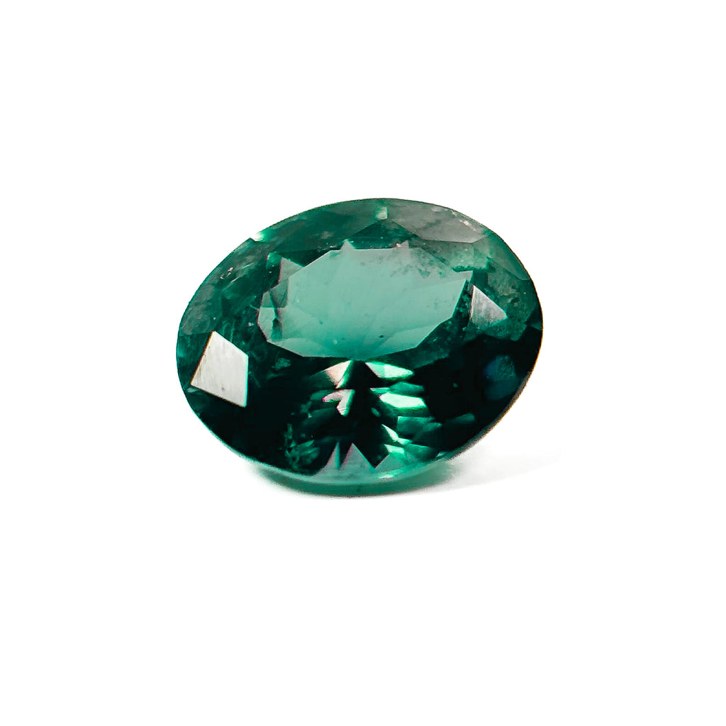 Russian Alexandrite Green 6x5x3.1 Facet Oval Colour Change 0.75 Carat