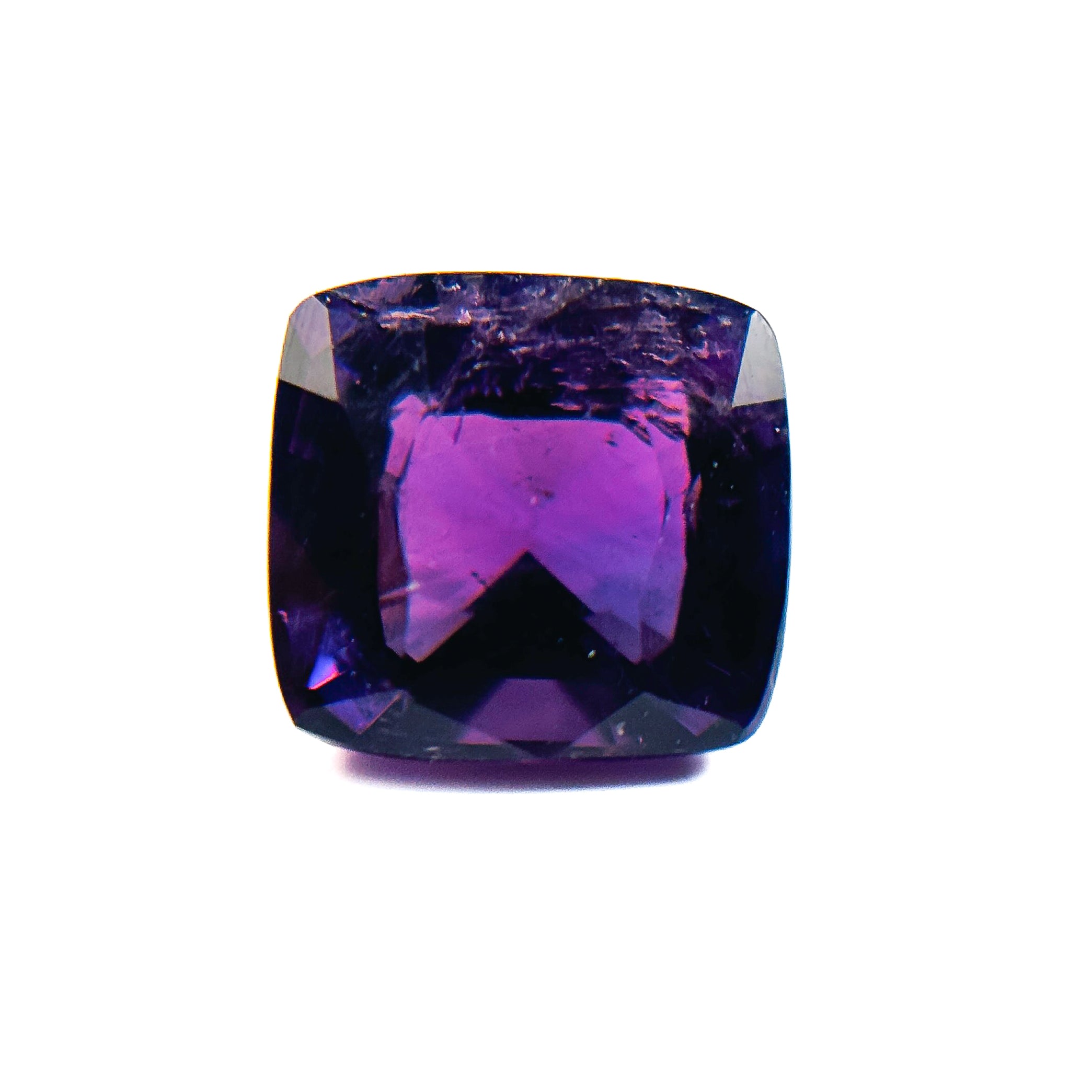 Unheated Amethyst 7.9x7x5.3 Facet Cushion 1.8 Carat