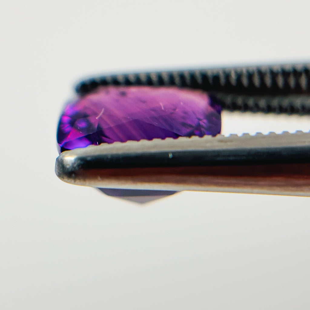 Unheated Amethyst 7.9x7x5.3 Facet Cushion 1.8 Carat