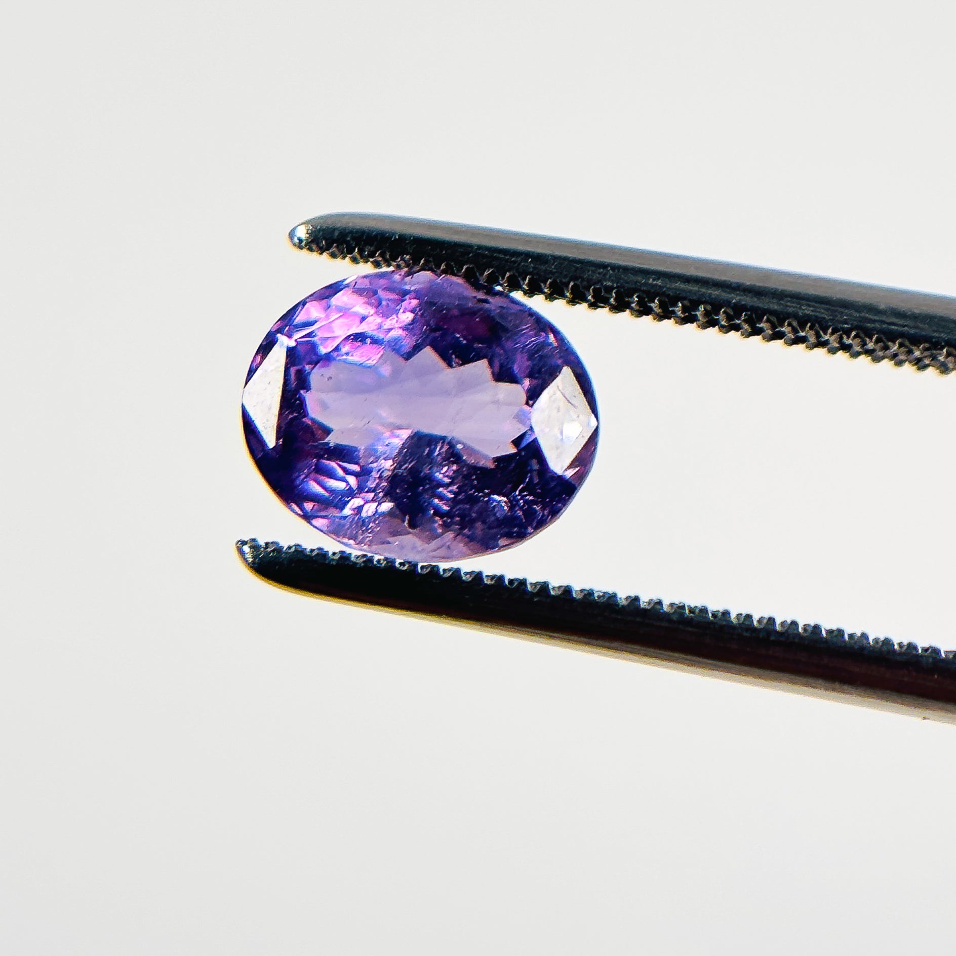 Purple Amethyst 9x7x6 Facet Oval 2.2 Carat
