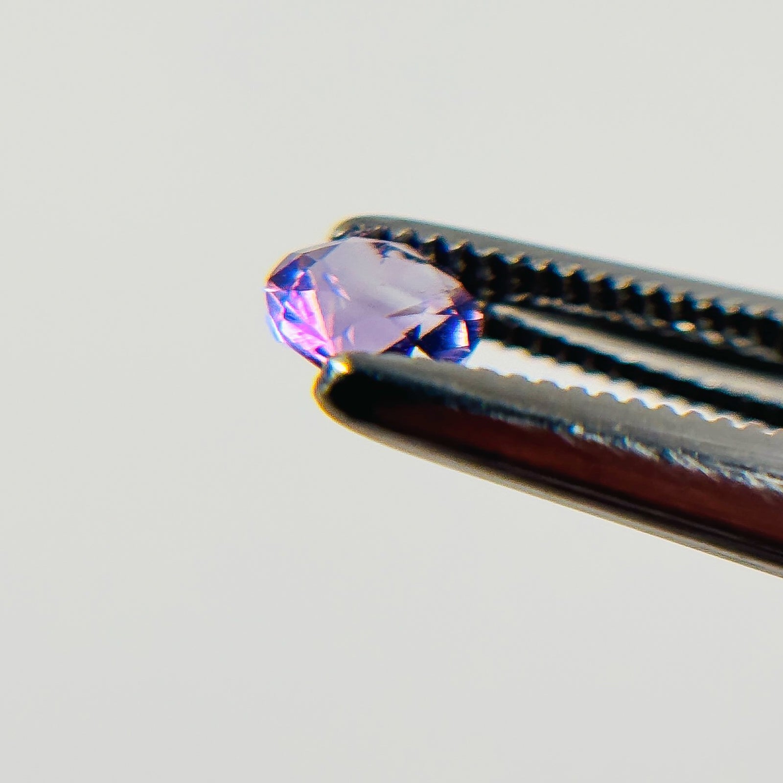 African Purple Amethyst 4X4X2.5 Facet Round 0.30 Carat Extra Fine AA