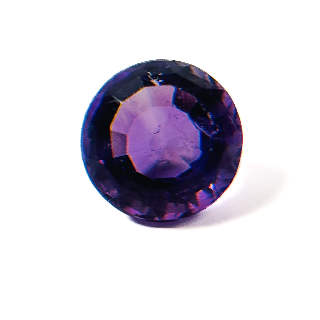African Purple Amethyst 8x8x5.5 Facet Round 2.2 Carat