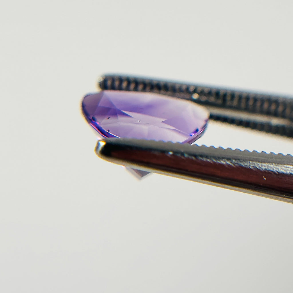 African Purple Amethyst 8x8x5 Facet Trillion 1.35 Carat Extra Fine AA