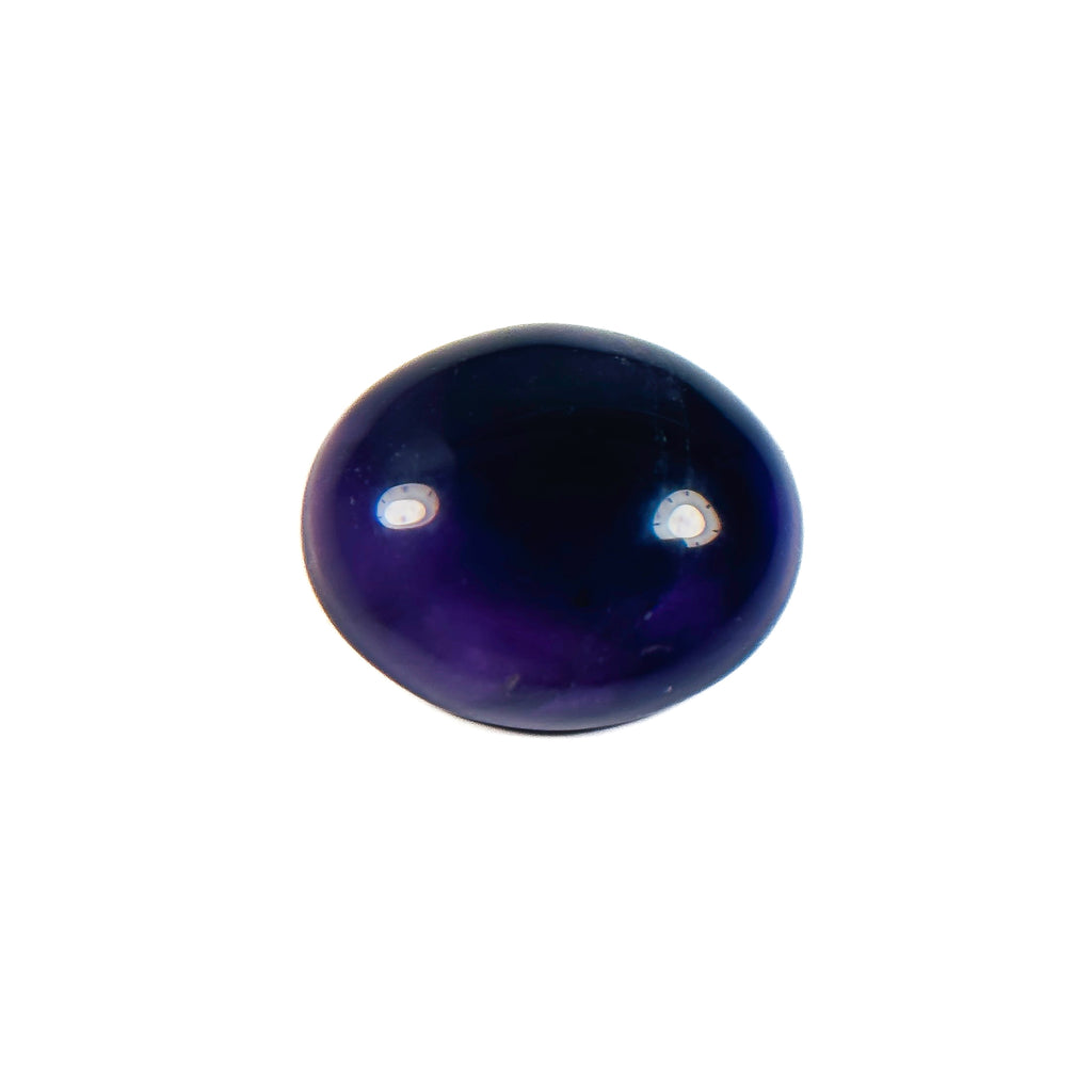 African Purple Amethyst 12X10X4 Cabochon Oval 4 Carat