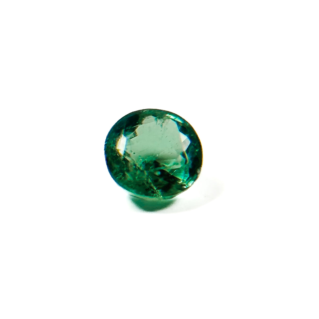 Colombian Emerald 2.9x2.9x2 Facet Round 0.1 Carat