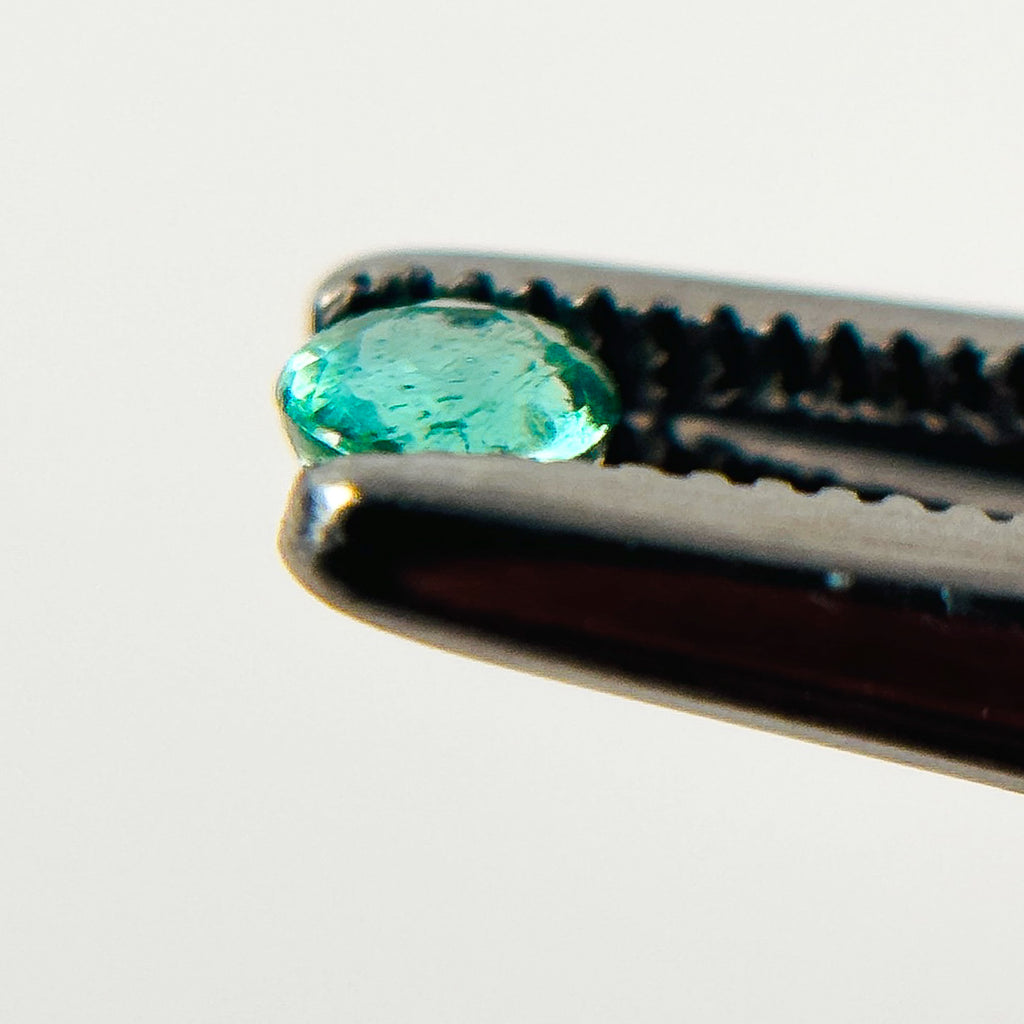 Colombian Emerald 2.9x2.9x2 Facet Round 0.1 Carat