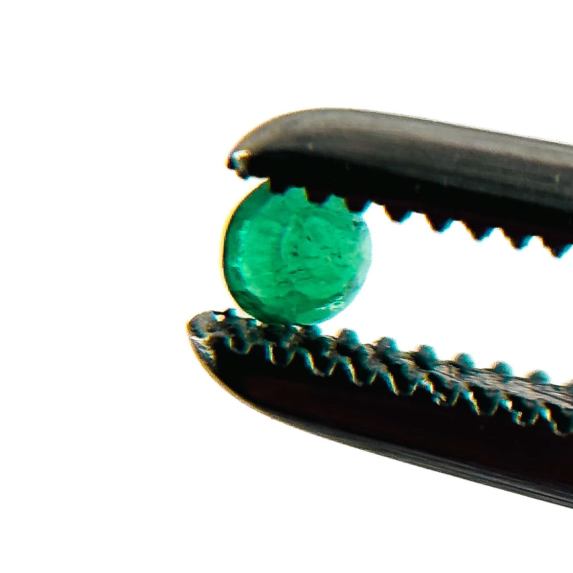 Colombian Emerald 2.1x2.1x1.5 Facet Round 0.05 Carat