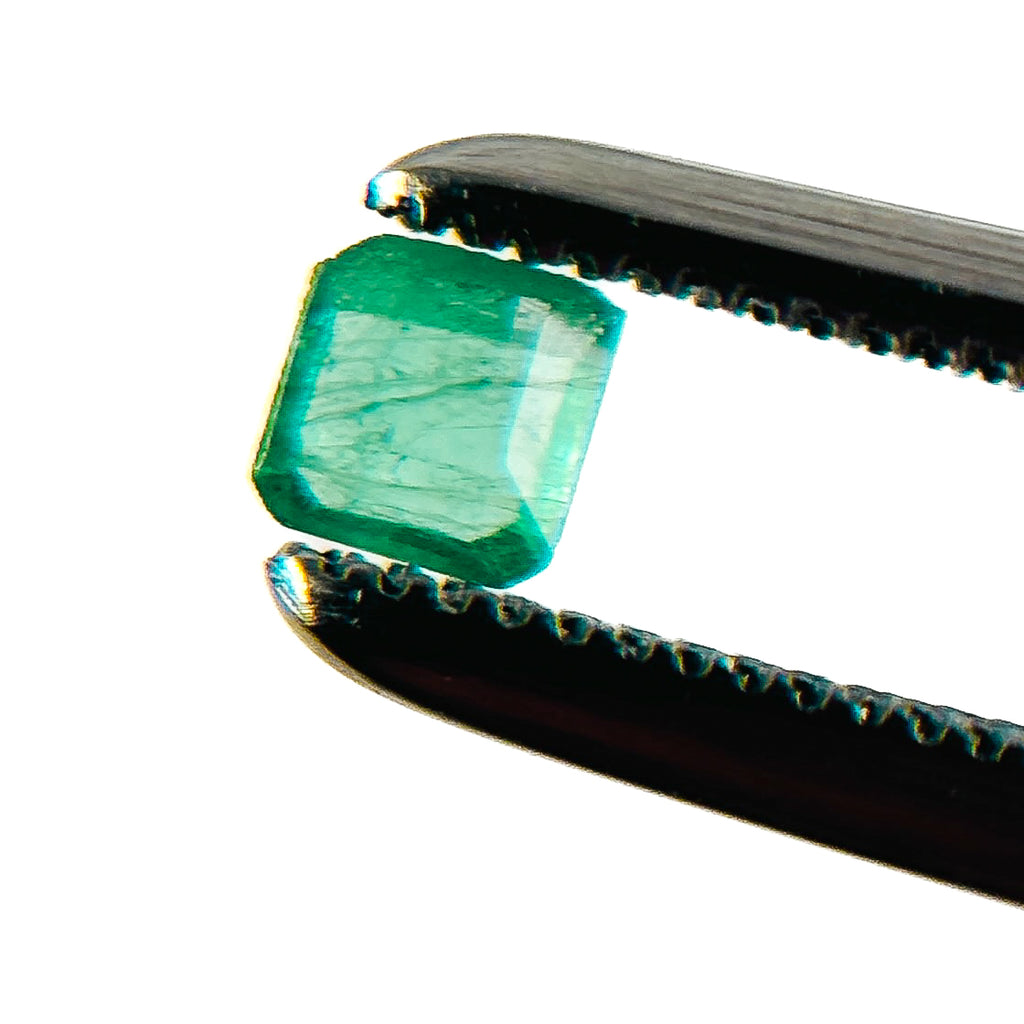 Pack Colombian Emerald 3x3x1.2 Facet Square 0.25 Carat