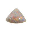 White Opal Red Multicolour 14x13x5 Cabochon Trillion 4.50 Carat