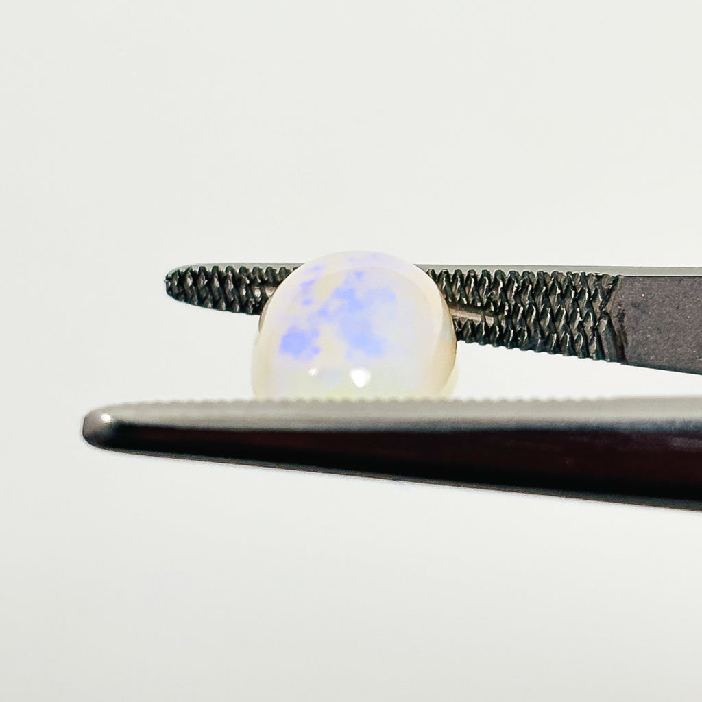 Crystal Opal Blue 14x8x5 Cabochon Oval 3.65 Carat