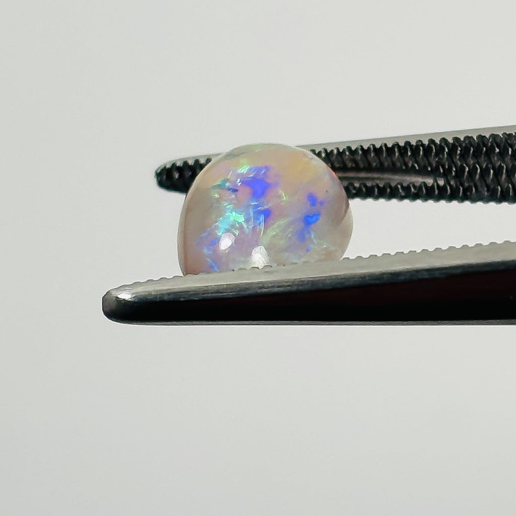 Crystal Opal Blue Green 11x8x4 Cabochon Pear 2.20 Carat