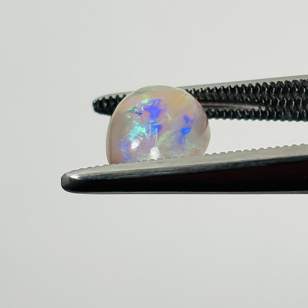 Crystal Opal Blue Green 11x8x4 Cabochon Pear 2.20 Carat