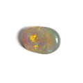 White Opal Red Multicolour 10x7x4 Cabochon Oval 2.35 Carat