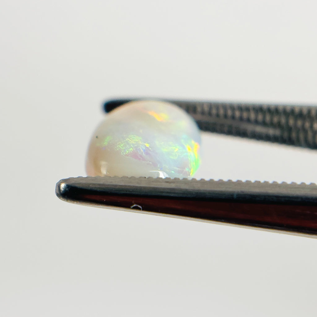 Semi Black Opal Green Blue 12x8x4.5 Cabochon Oval 2.80 Carat