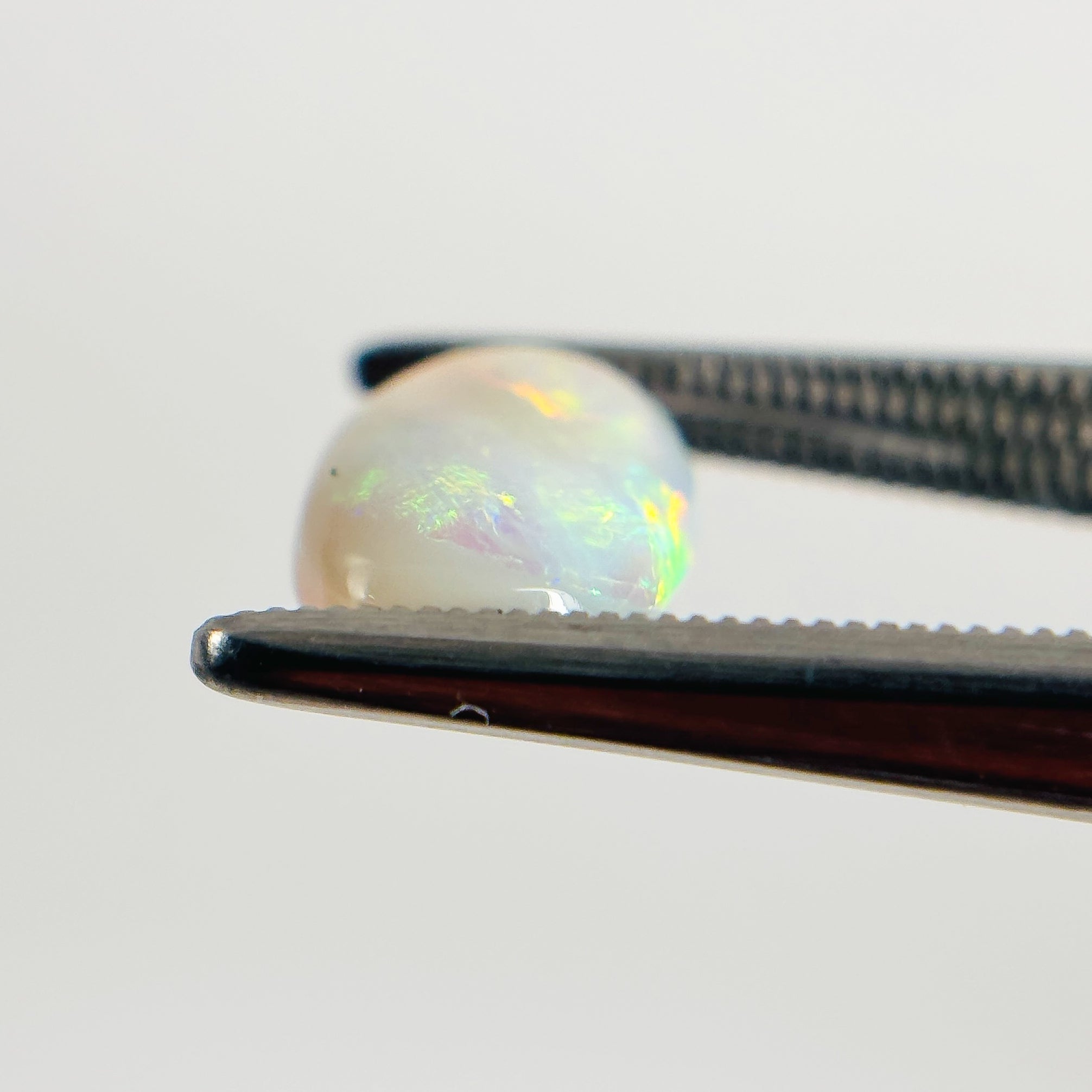 Semi Black Opal Green Blue 12x8x4.5 Cabochon Oval 2.80 Carat
