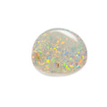 White Opal Multicolour 13x11x2 Cabochon Freeform 1.90 Carat