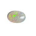 White Opal Green Multicolour 9x6x2 Cabochon Oval 0.45 Carat