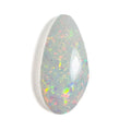 White Opal Multicolour 16x8x3.5 Cabochon Freeform 2.60 Carat