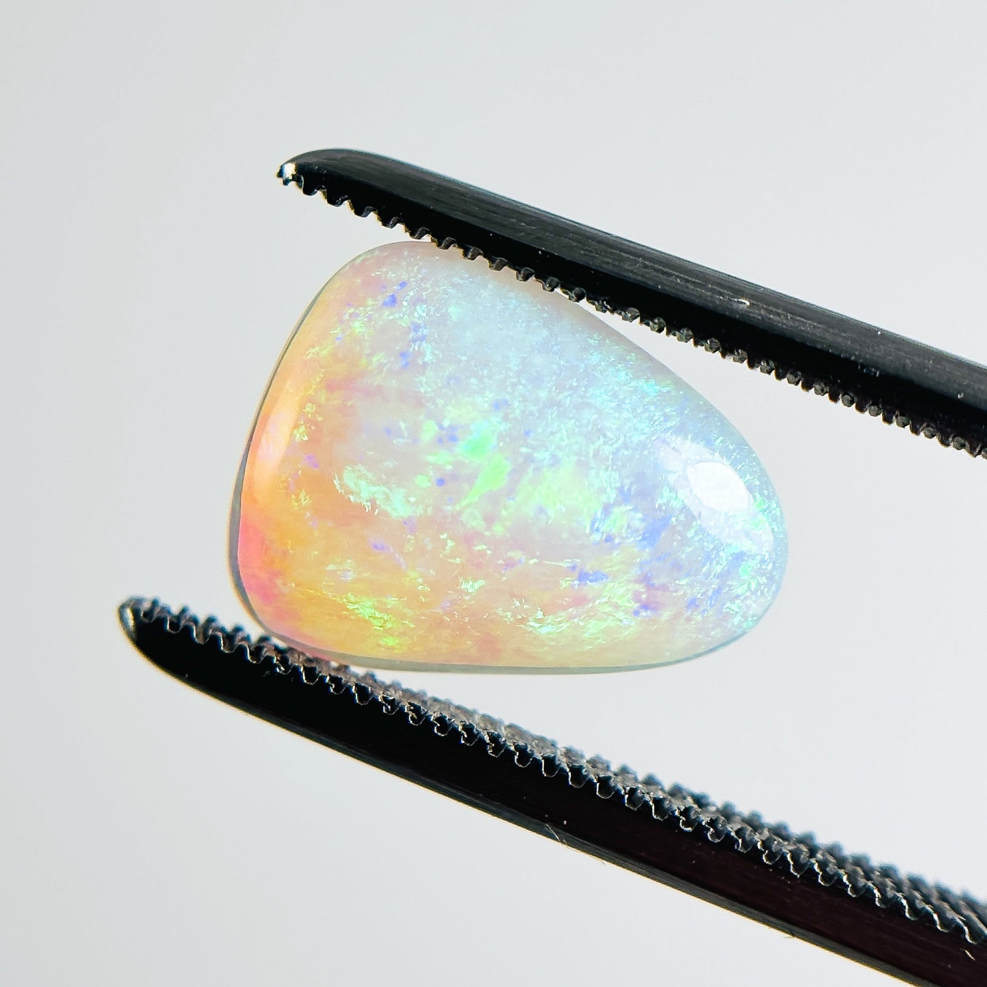 Crystal Opal Green Blue 11x8x3 Cabochon Freeform 1.50 Carat