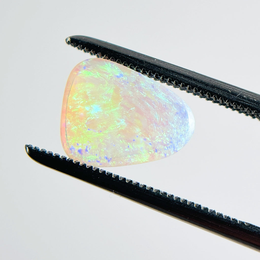 Crystal Opal Green Blue 11x8x3 Cabochon Freeform 1.50 Carat