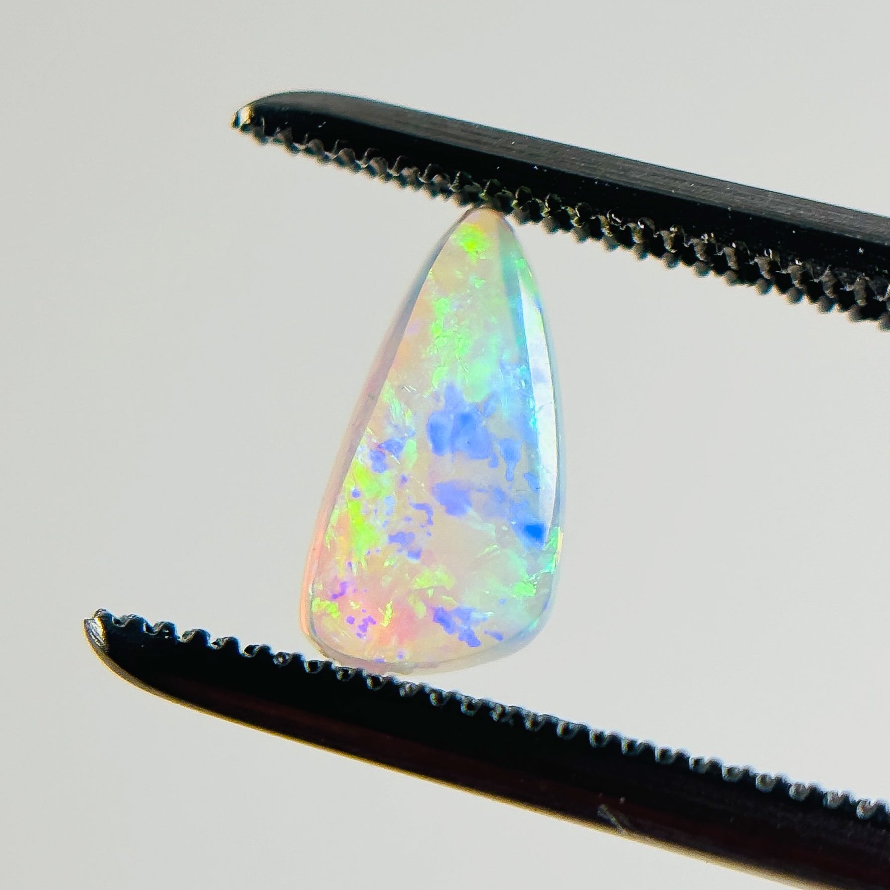 Crystal Opal Green Blue 8x4x2 Cabochon Freeform 0.50 Carat