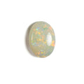 White Opal Multicolour 10x8X3.5 Cabochon Oval 1.85 Carat