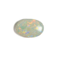 White Opal Multicolour 9x6x2 Cabochon Oval 0.80 Carat