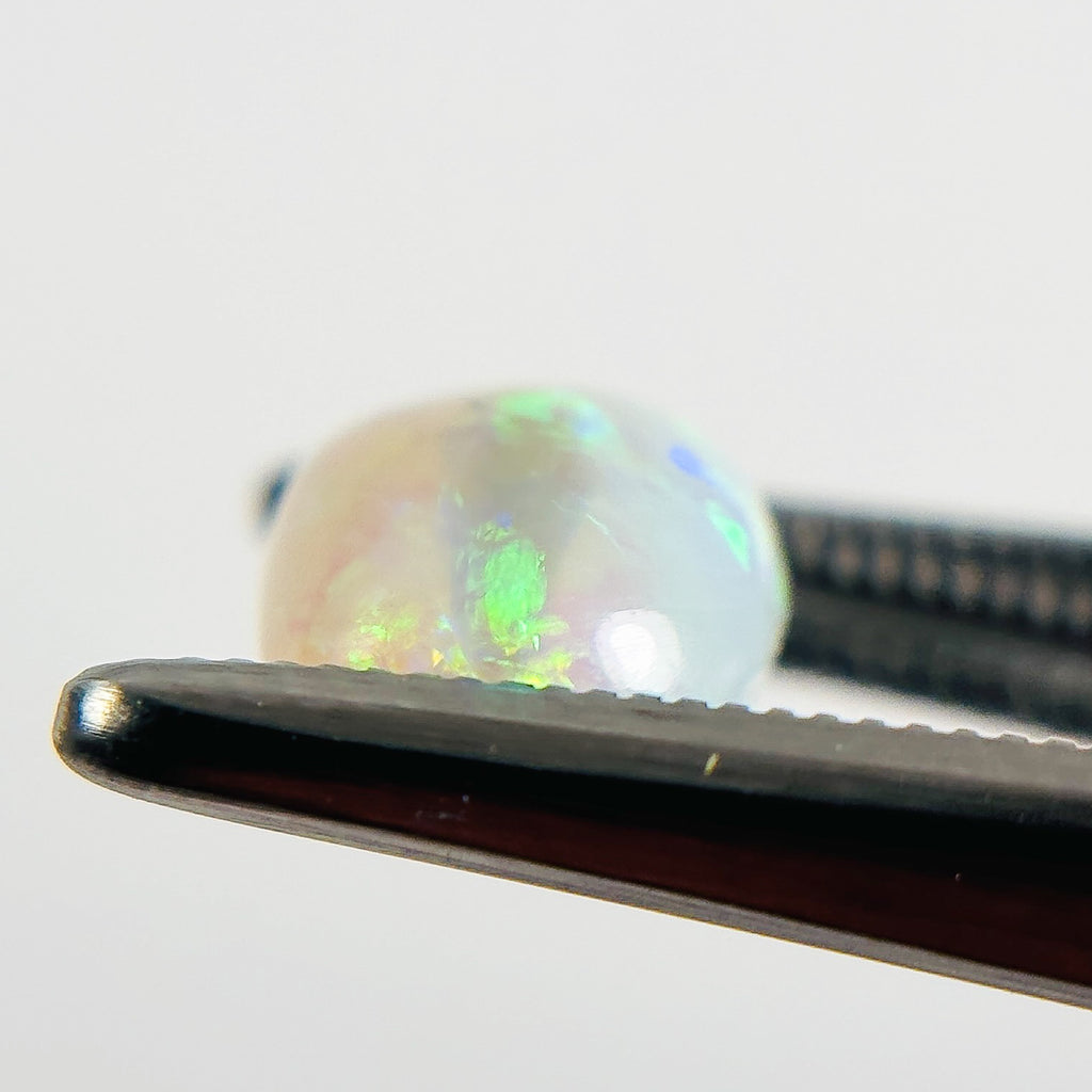 Crystal Opal Green 9x7x5 Cabochon Oval 1.90 Carat