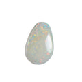 White Opal Multicolour 16x10x2 Cabochon Fossil Pear 2.30 Carat