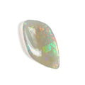 White Opal Red Multicolour 22x12x4 Cabochon Fossil Freeform 4.70 Carat