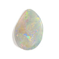 White Opal Red Multicolour 24x17x4 Cabochon Fossil Freeform 7.75 Carat