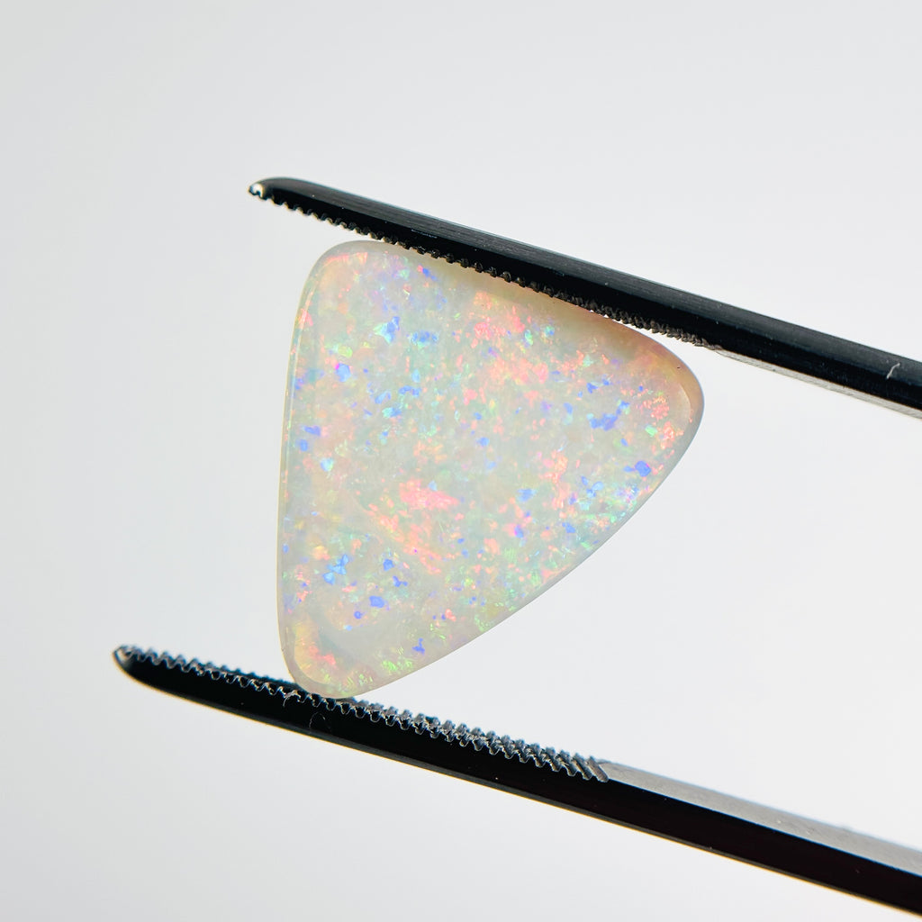 Crystal Opal Multicolour 16x15x4.3 Cabochon Trillion 5.45 Carat