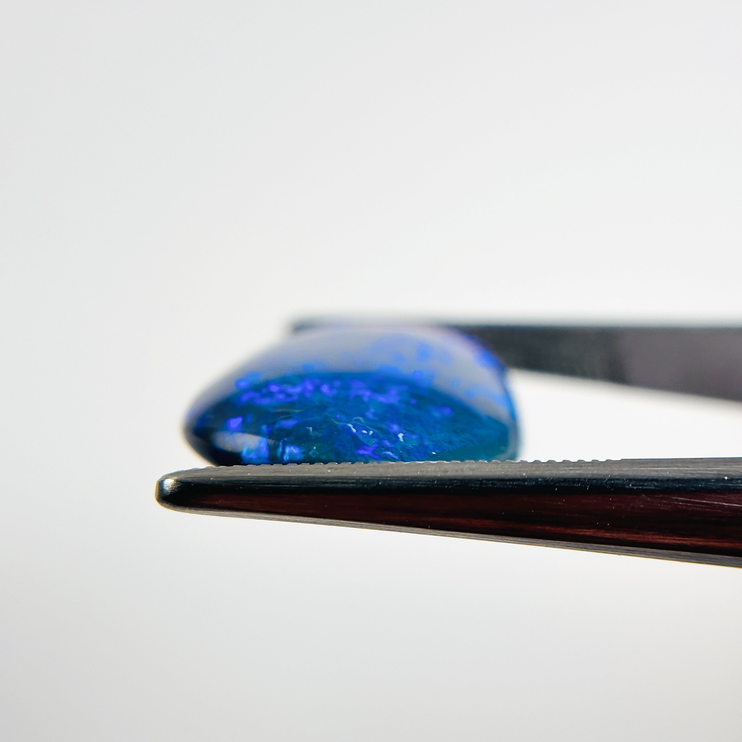 Black Opal Blue 22x15.6x4.3 Cabochon Freeform 9.20 Carat
