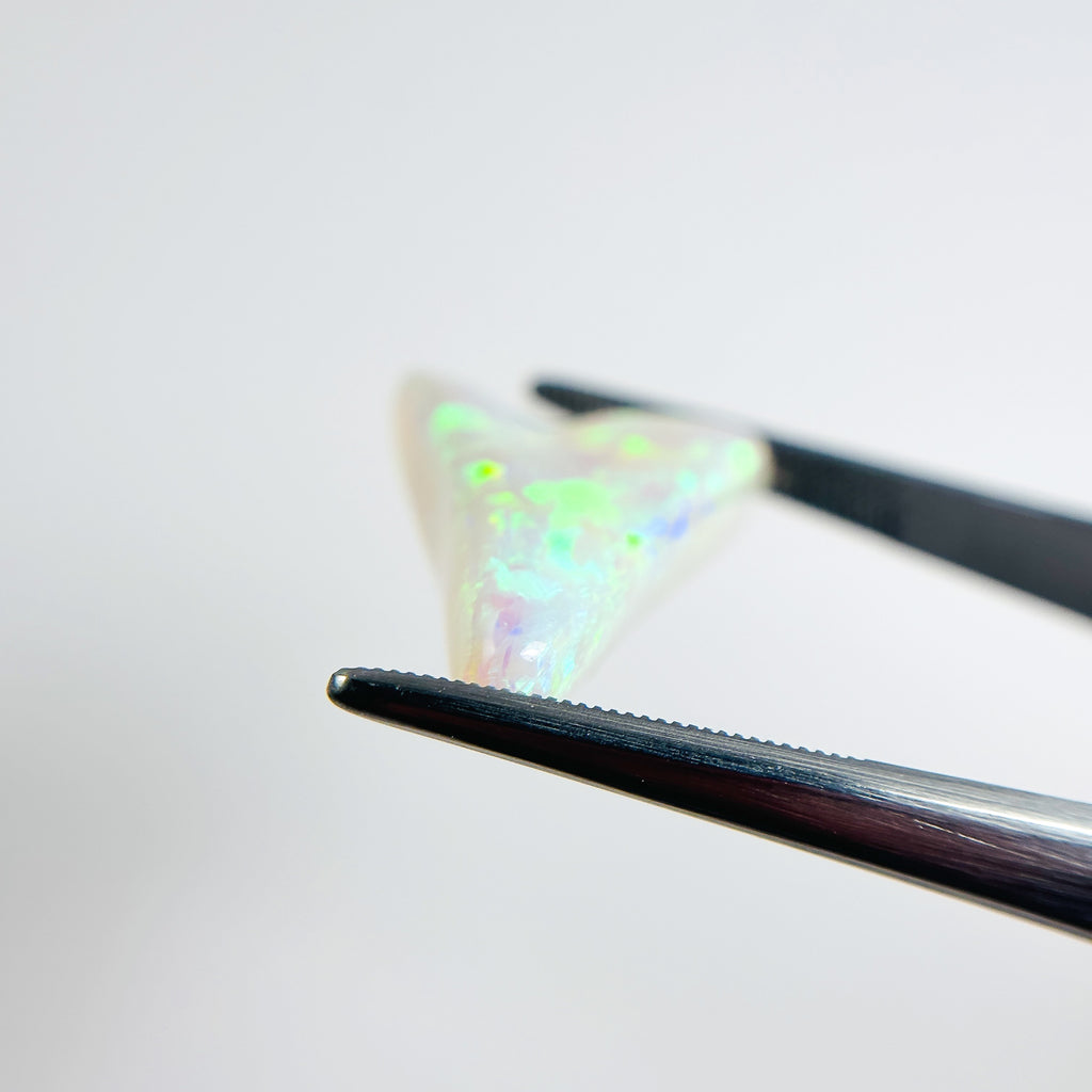 Crystal Opal Multicolour 29x17x7.2 Cabochon Heart 16.65 Carat
