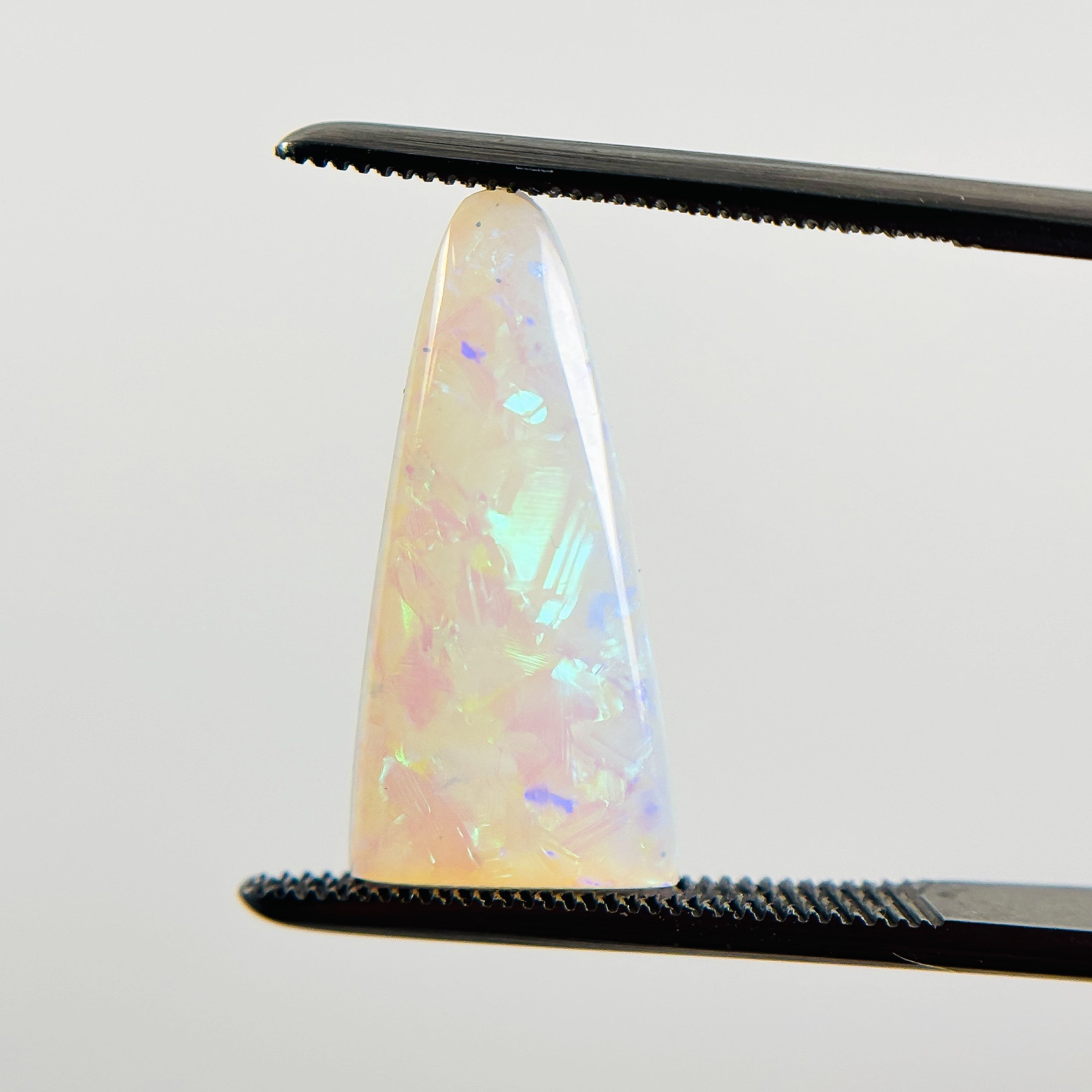 Crystal Opal Green Blue 18x9x2.6 Cabochon Pear 2.70 Carat