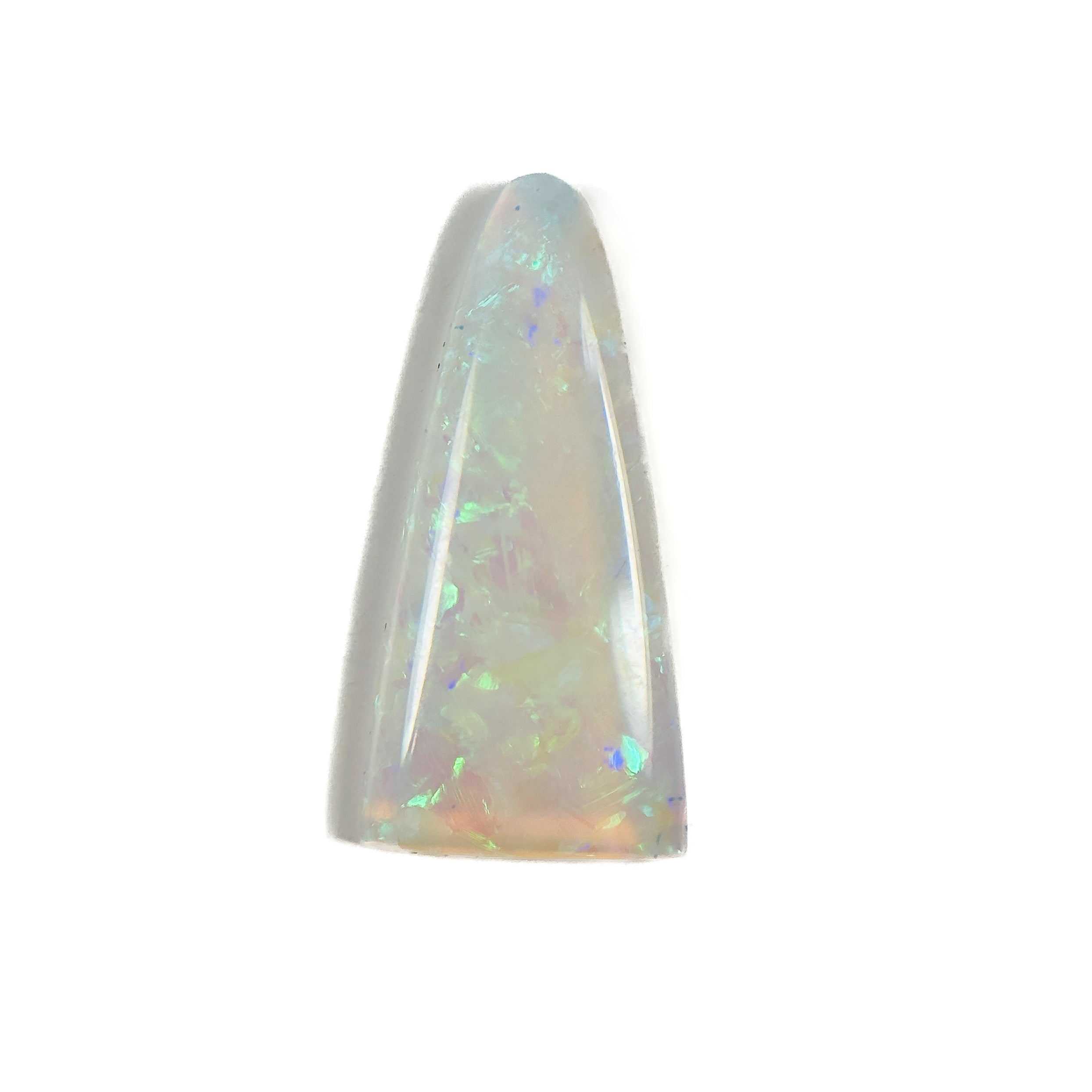 Crystal Opal Green Blue 18x9x2.6 Cabochon Pear 2.70 Carat
