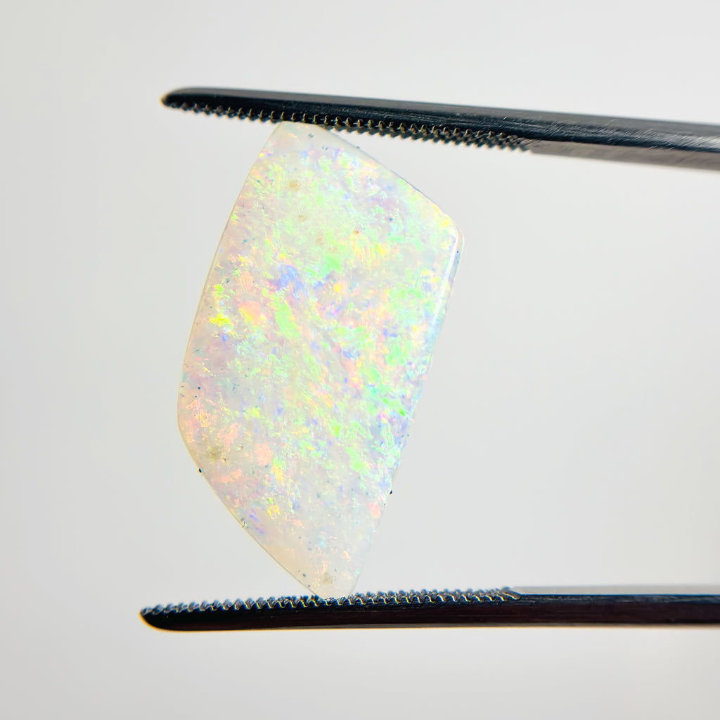 Crystal Opal Red Multicolour 20x12x2 Cabochon Freeform 3.80 Carat
