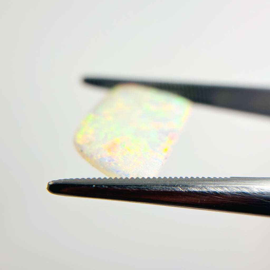 Crystal Opal Red Multicolour 20x12x2 Cabochon Freeform 3.80 Carat