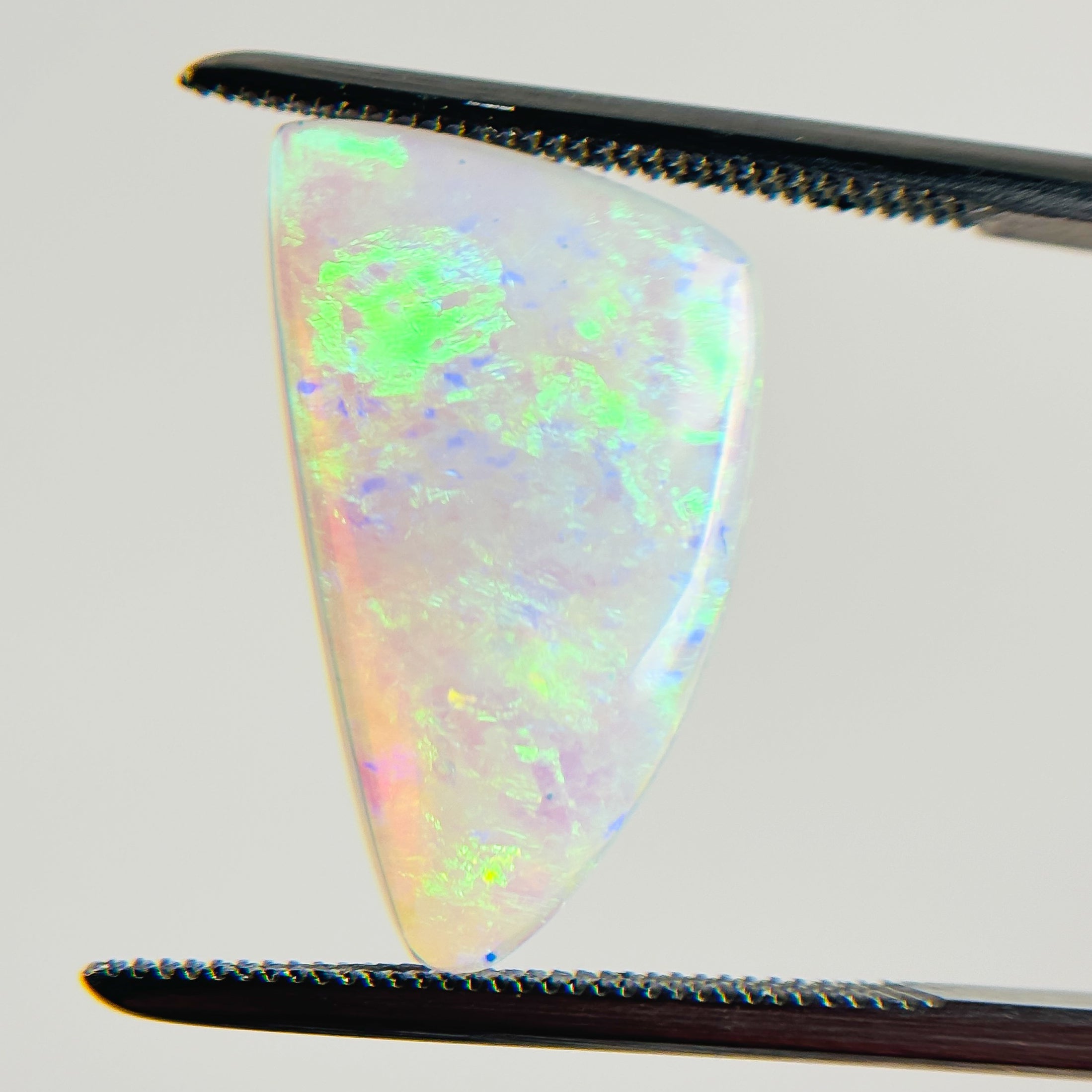 Crystal Opal Green Multicolour 18.8x10.8x2.9 Cabochon Freeform 3.45 Carat