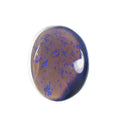 Black Crystal Opal Blue 16x13x3.7 Cabochon Oval 5.00 Carat