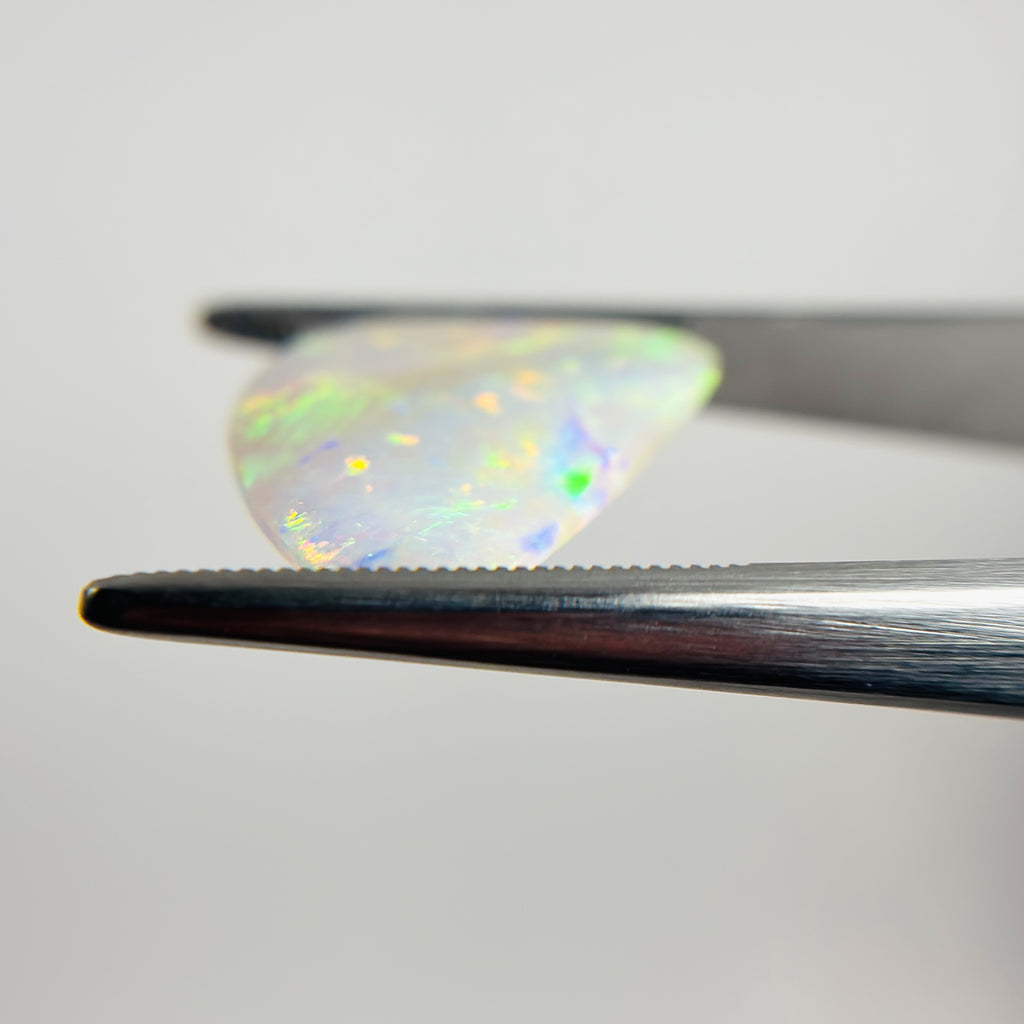 Crystal Opal Red Multicolour 22x15x3.3 Cabochon Freeform 6.2 Carat