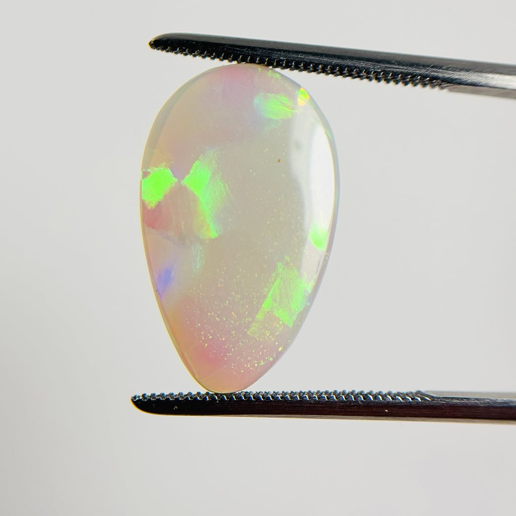 Opal Green 20x12x4 Cabochon Pear 6.70 Carat