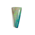 Semi Black Opal Multicolour 18x8.5x4.1 Cabochon Triangle 3.85 Carat