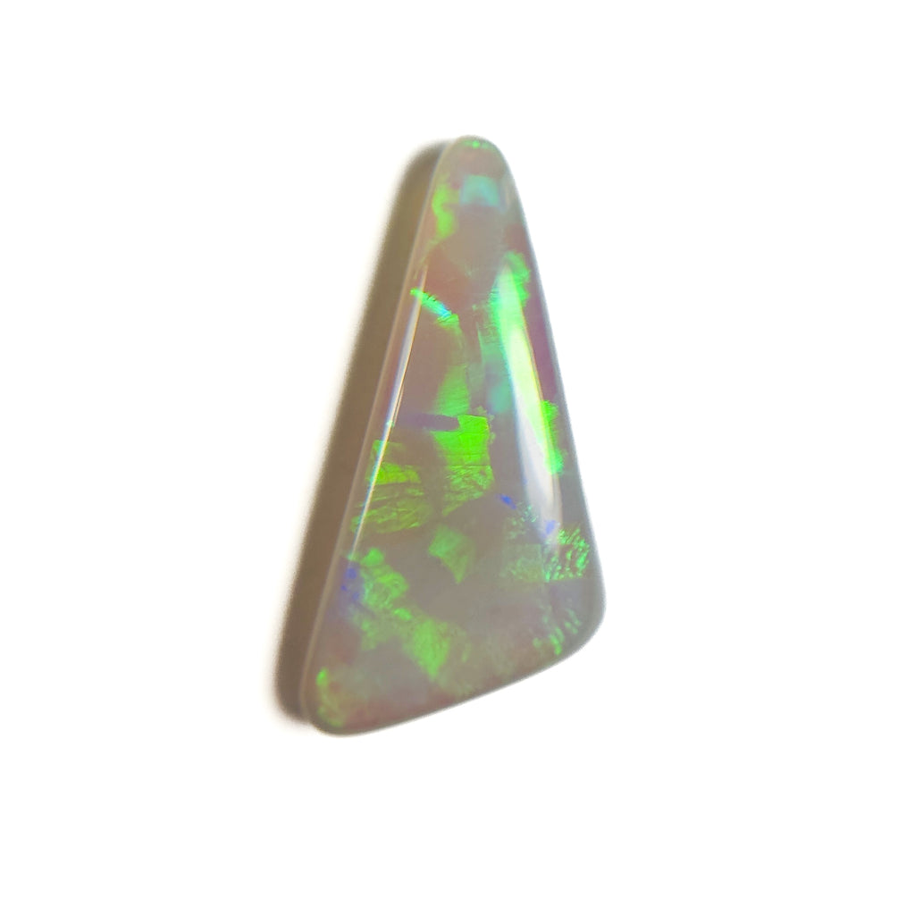 Opal Green Blue 26x14x5.2 Cabochon Freeform 9.10 Carat