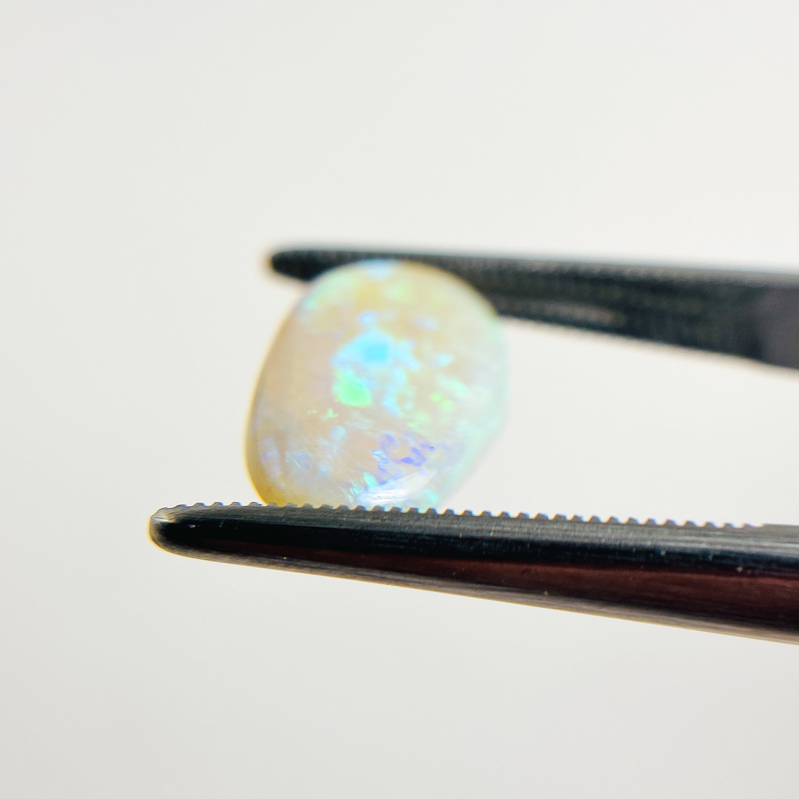 Crystal Opal Blue Green 14x8x3.5 Cabochon Oval 3 Carat