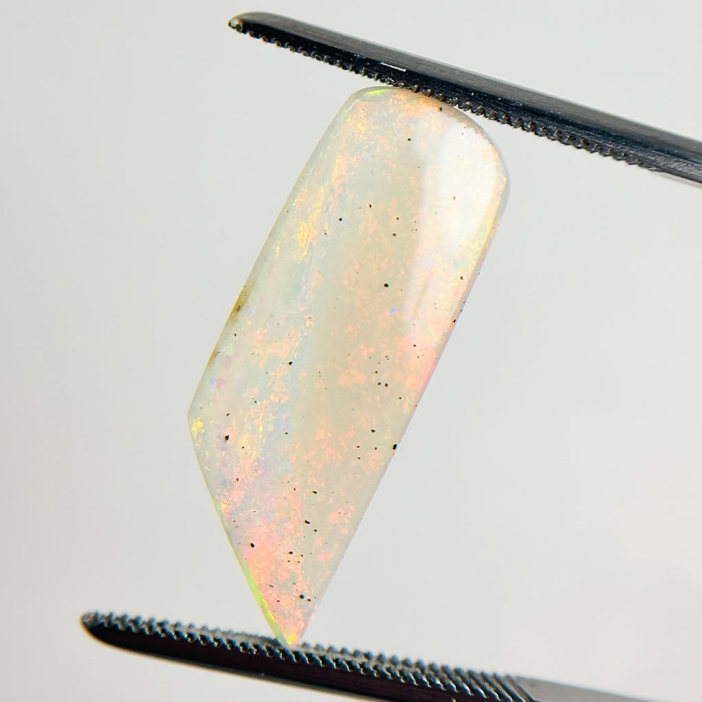 Crystal Opal Red Multicolour 22x8x3.6 Cabochon Freeform 4.75 Carat
