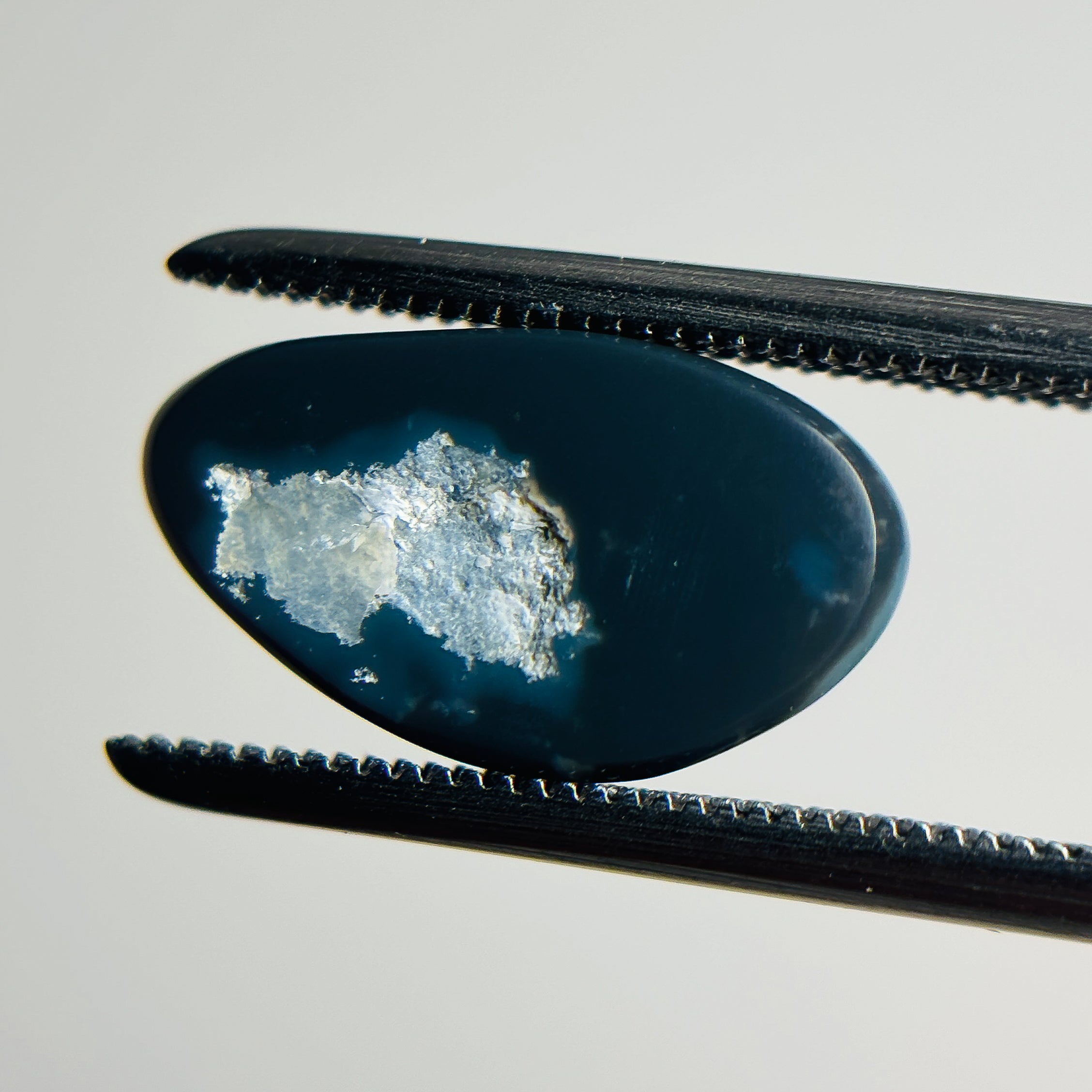 Black Opal Blue Green 14x8x2.5 Cabochon Freeform 1.8 Carat