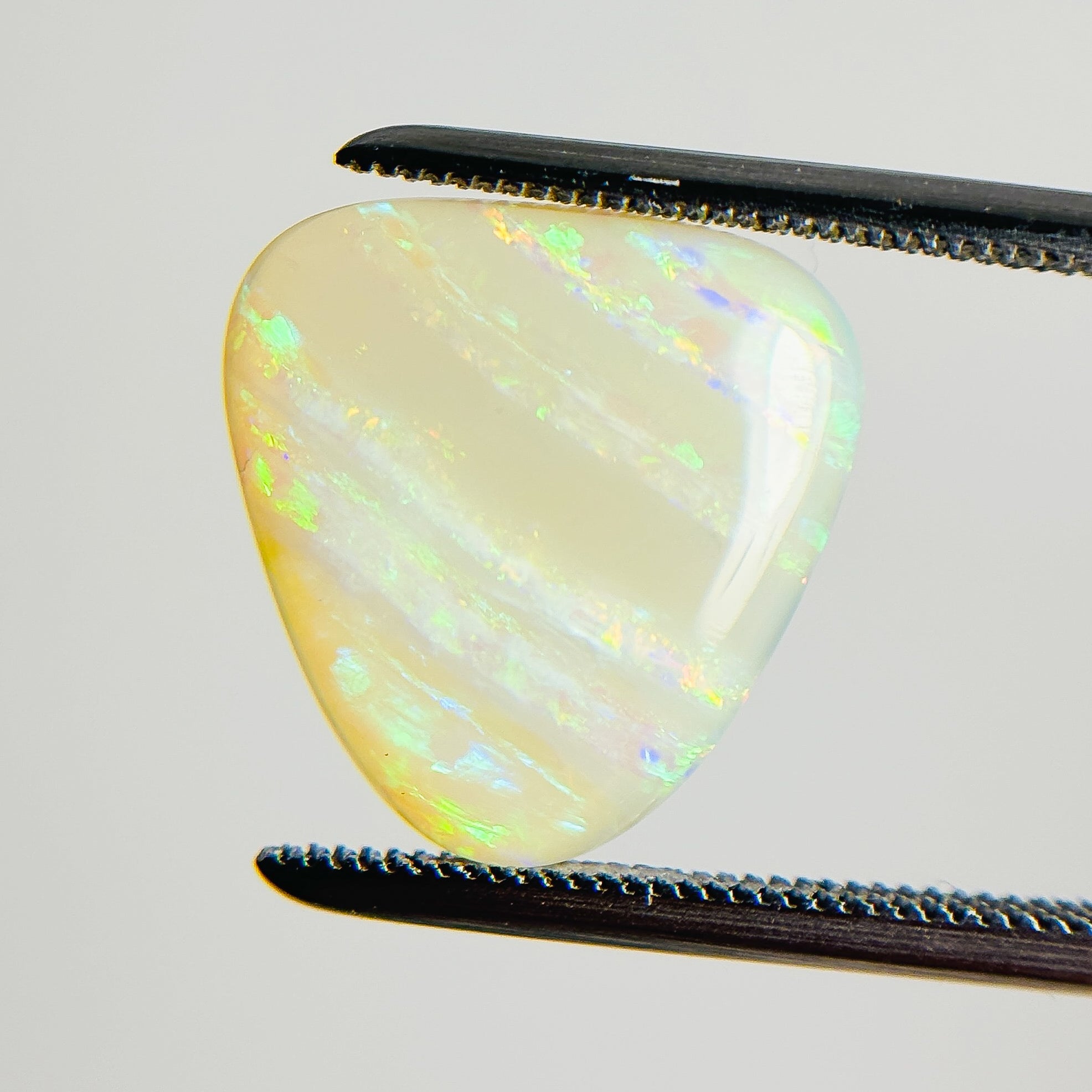 Crystal Opal Multicolour 14x14x3 Cabochon Trillion 3.2 Carat