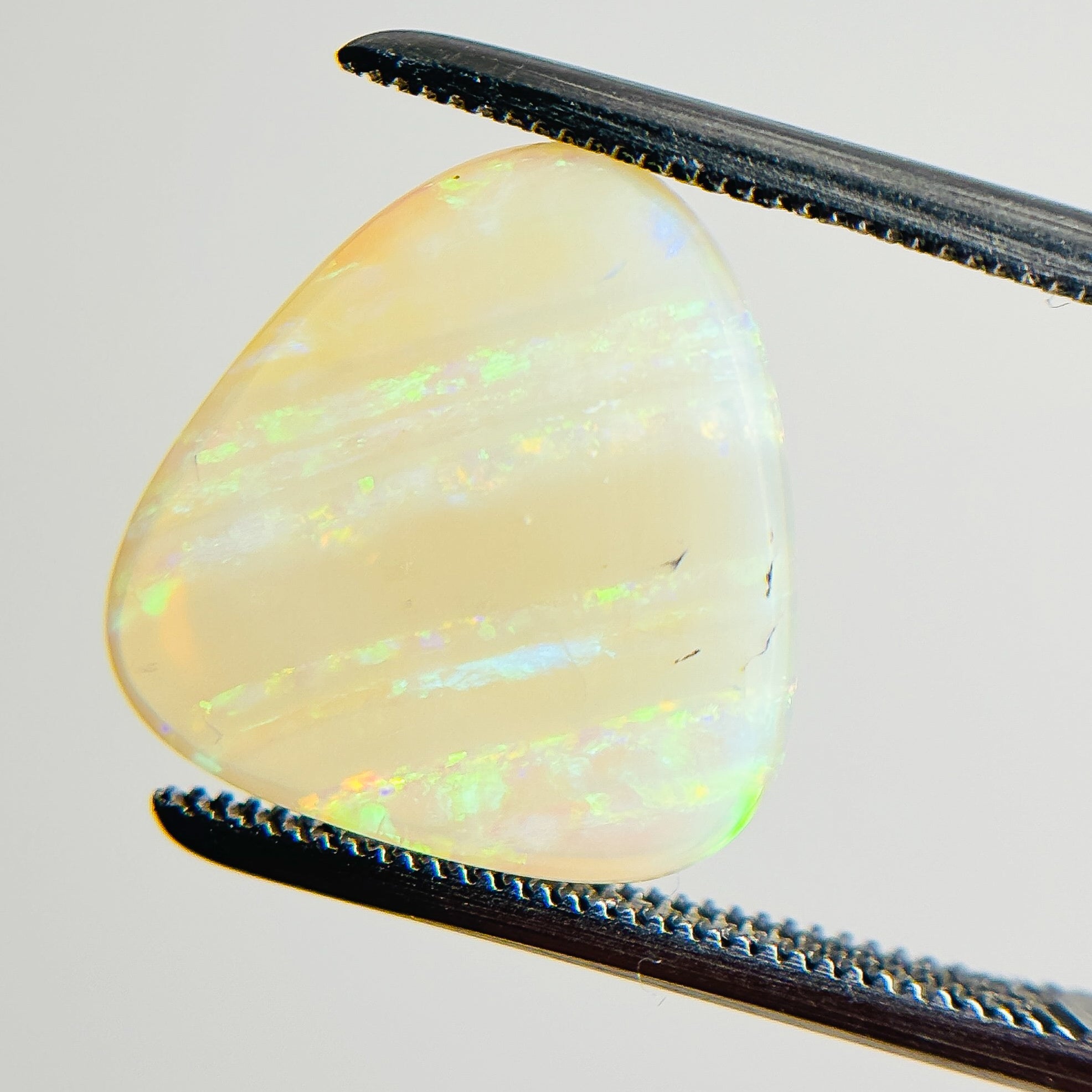 Crystal Opal Multicolour 14x14x3 Cabochon Trillion 3.2 Carat