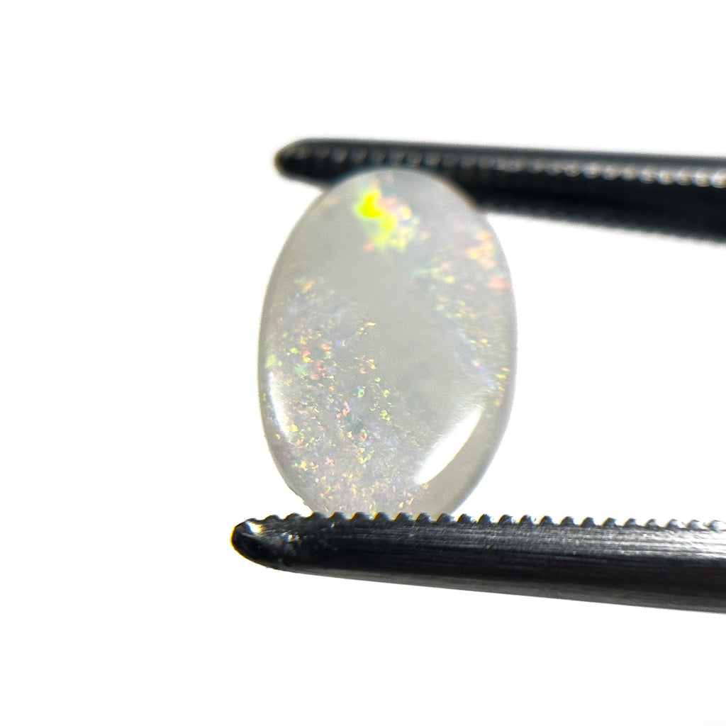Crystal Opal Multicolour 12x7x2 Cabochon Oval 1.20 Carat